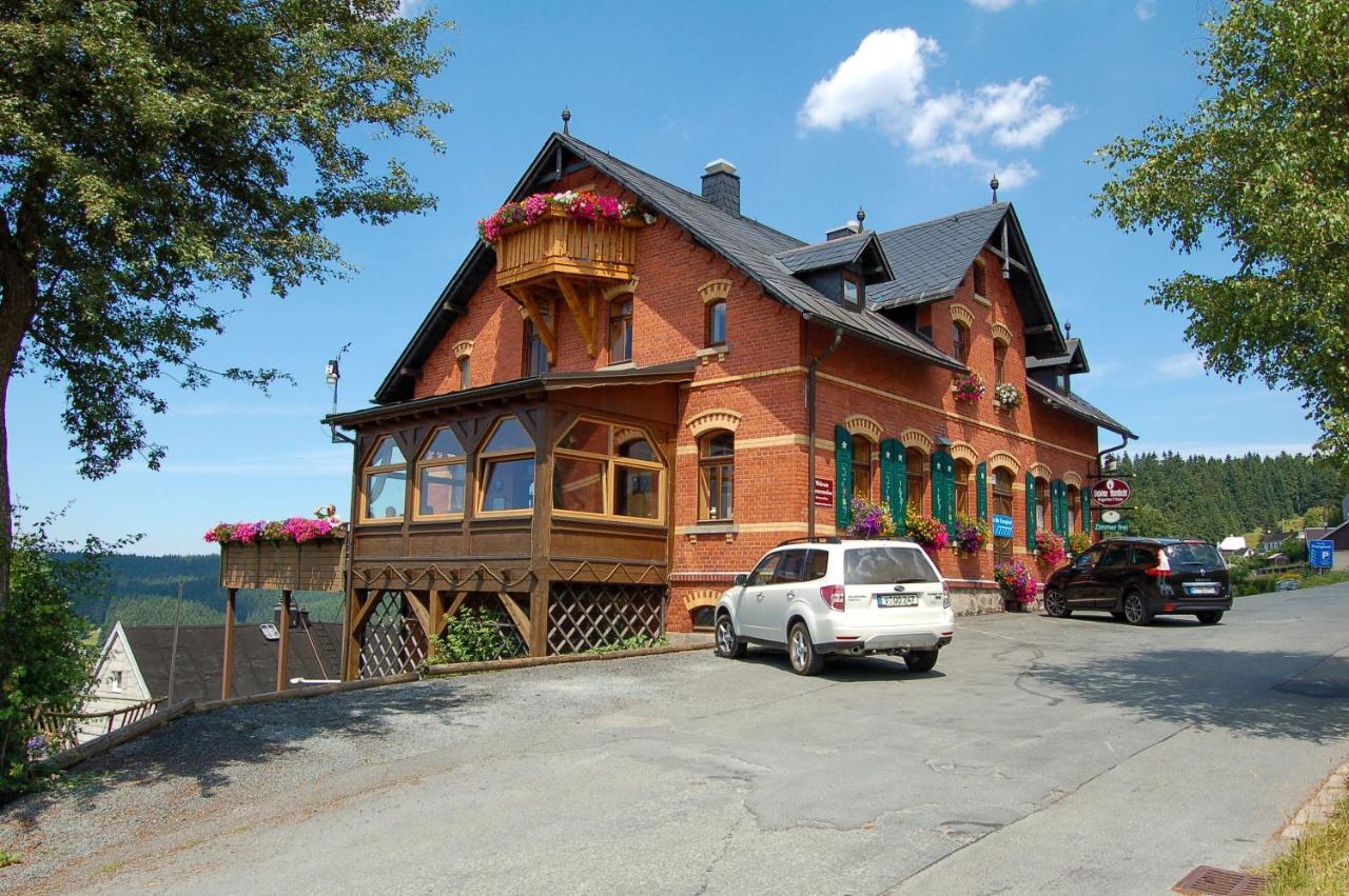 Berggasthaus & Pension Schoene Aussicht Klingenthal Ngoại thất bức ảnh