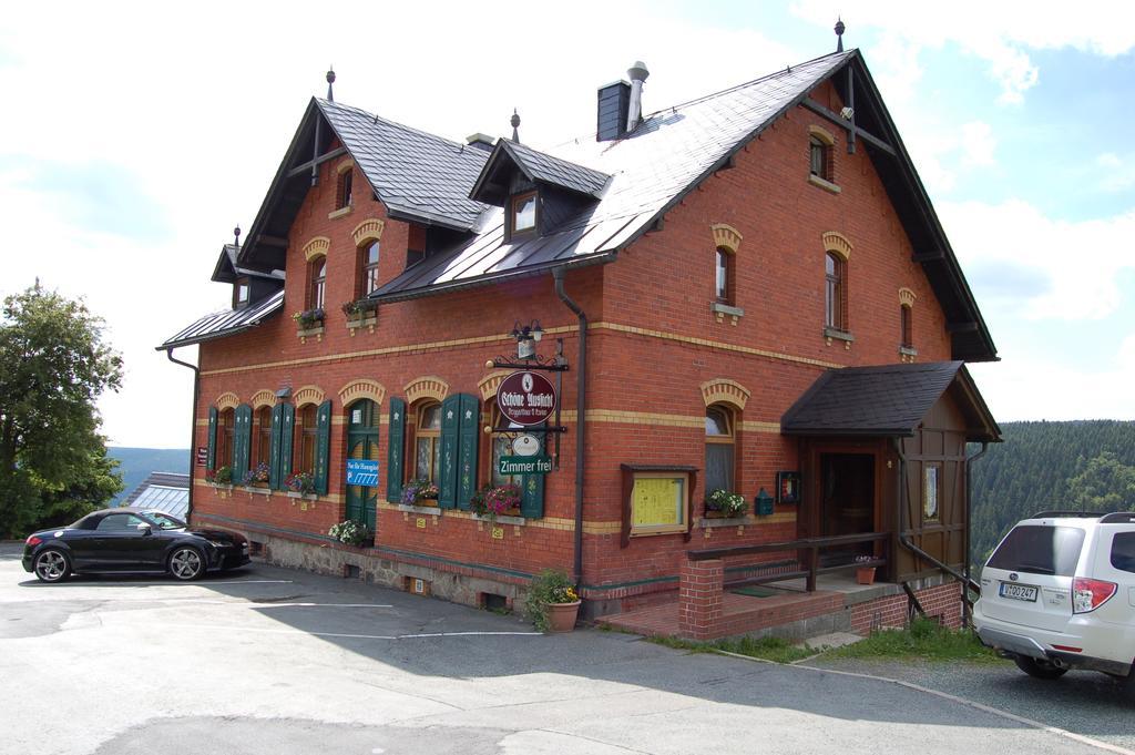 Berggasthaus & Pension Schoene Aussicht Klingenthal Ngoại thất bức ảnh
