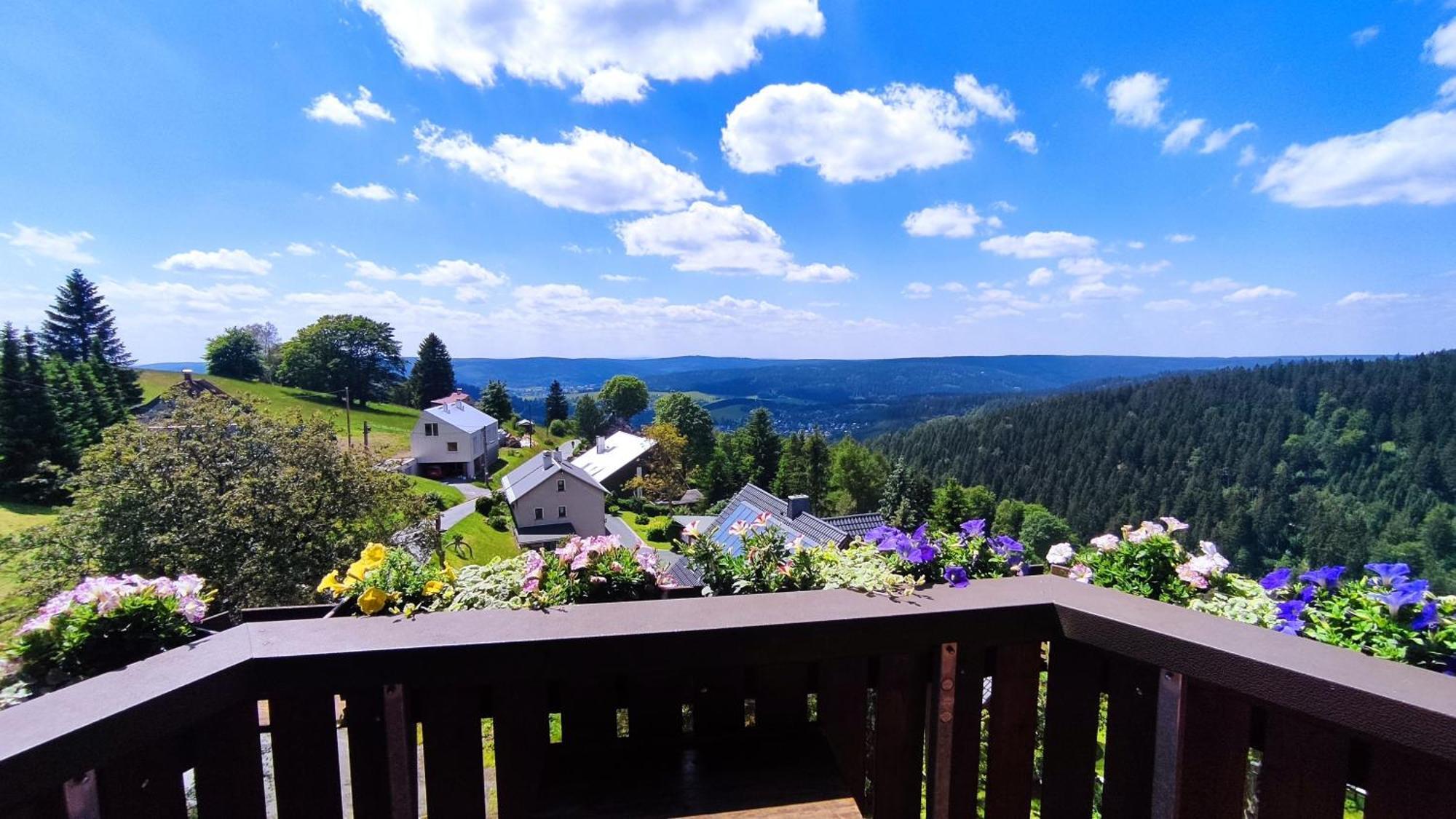 Berggasthaus & Pension Schoene Aussicht Klingenthal Ngoại thất bức ảnh